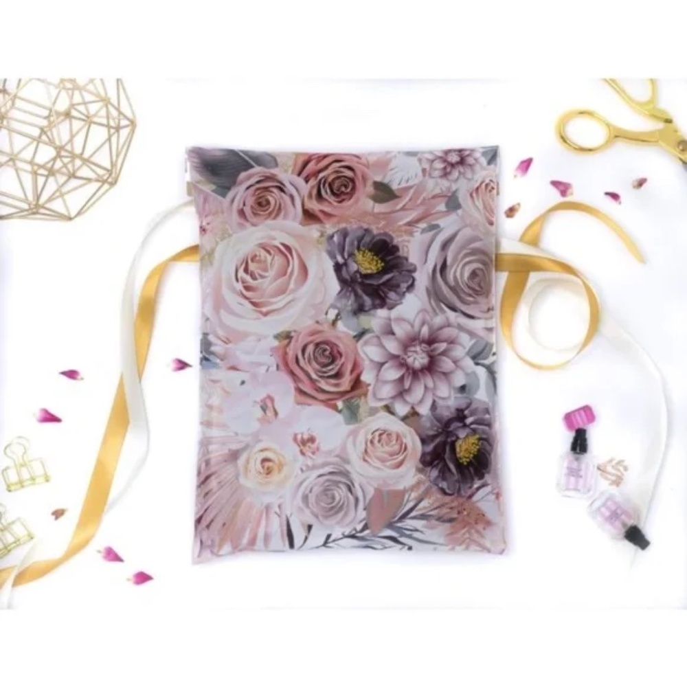 15 Floral Designer Poly Mailers 10x13